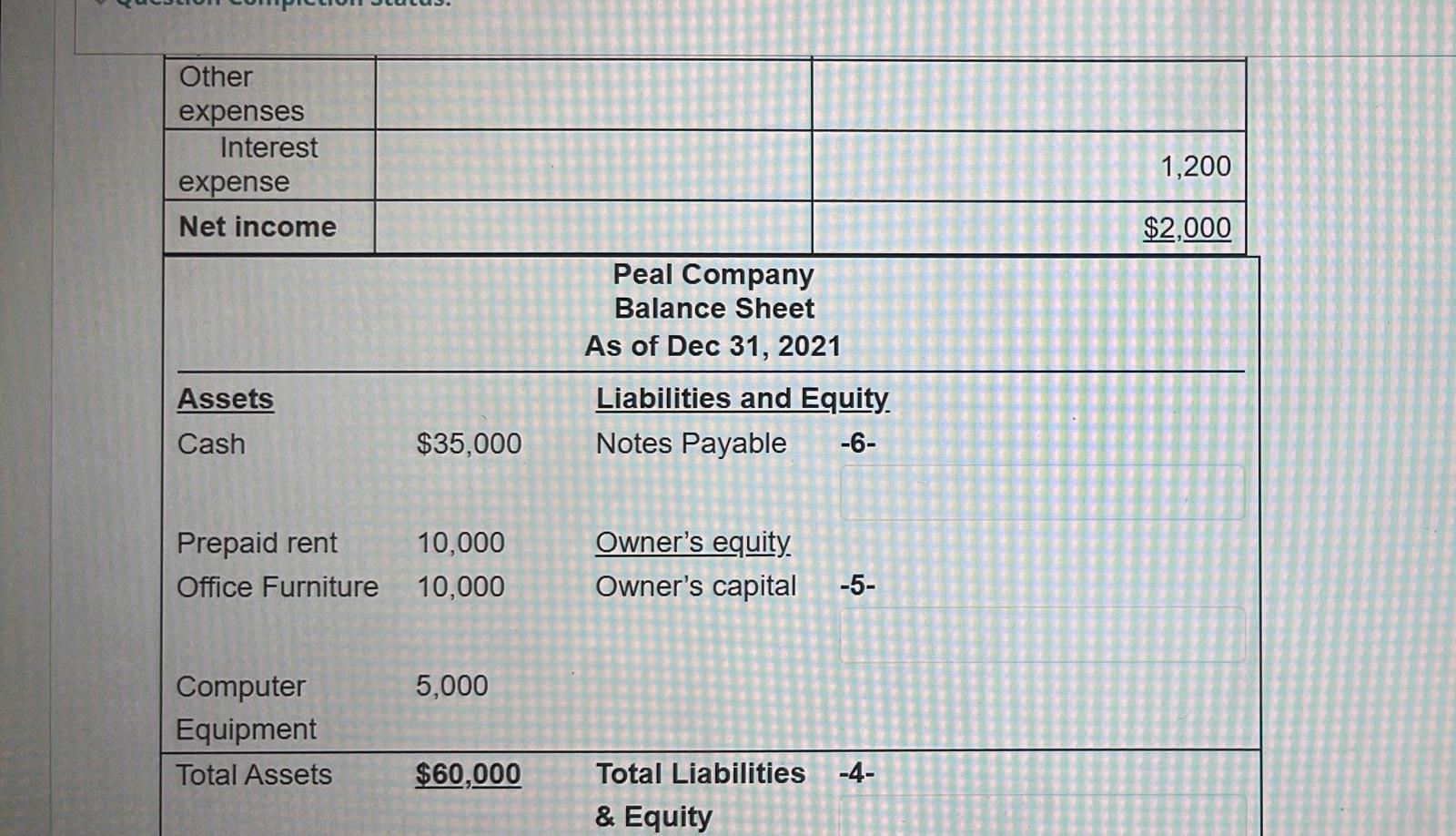 amounts). Note: Write only the final amount. Do not show your calculation.