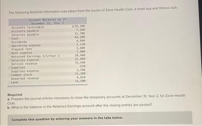 Required Information: Required A #1: Required A #2: Required A #3: Required