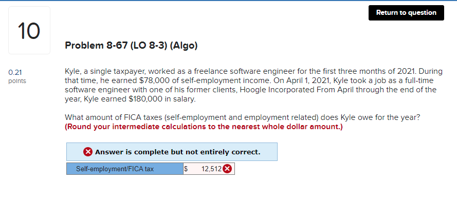 the answer is also not 17431 10 0.21 points Return to