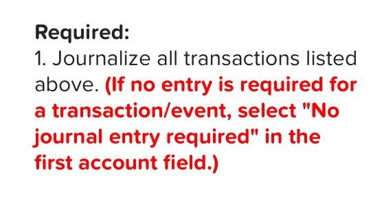 c. Inventory purchases on account, $1,560,000 plus 5% GST. d. Cash sales,