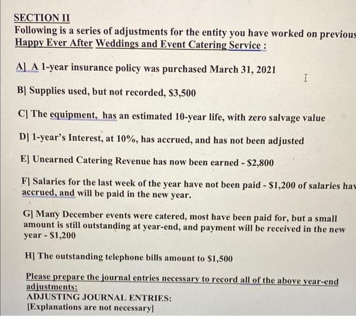 Office Supplies Prepaid Insurance Prepaid Rent Prepaid Catering Services Office Furniture Rasponent