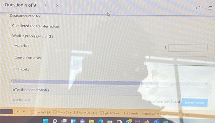 out: 3,900 units in ending work in process are 100% complete as