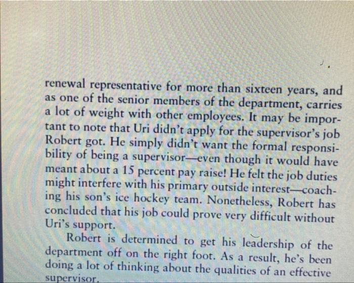 Making a Mark as a Leader Robert Mark is twenty-two years old