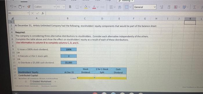 i need the excel equations please 03 Calibri 11 B 28 General