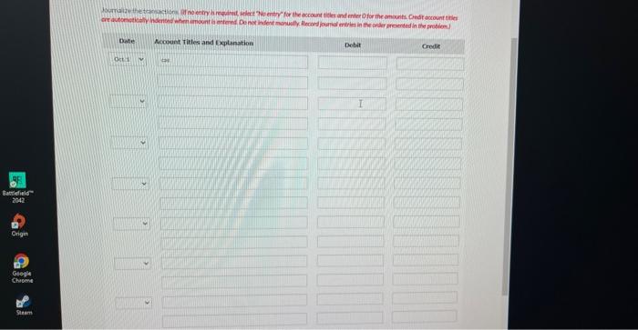 of $30,000. 3 Buys office furniture for $3,610, on account. 6 Sells