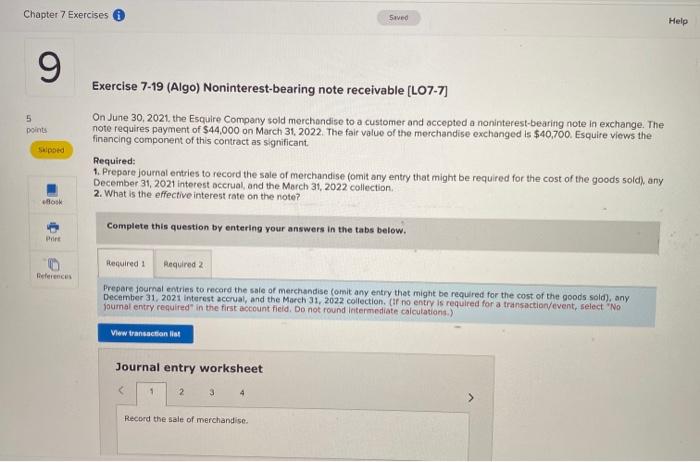 5 Exercise 7-11 (Algo) Uncollectible accounts; allowance method vs. direct write-off method