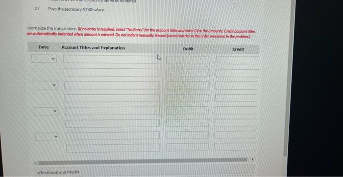 the following transactions duning August of the current year Journalize the transactions.
