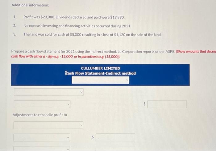 CORPORATION Balance Sheet December 31 Assets 2021 2020 Cash $14,590 $10,910 Accounts