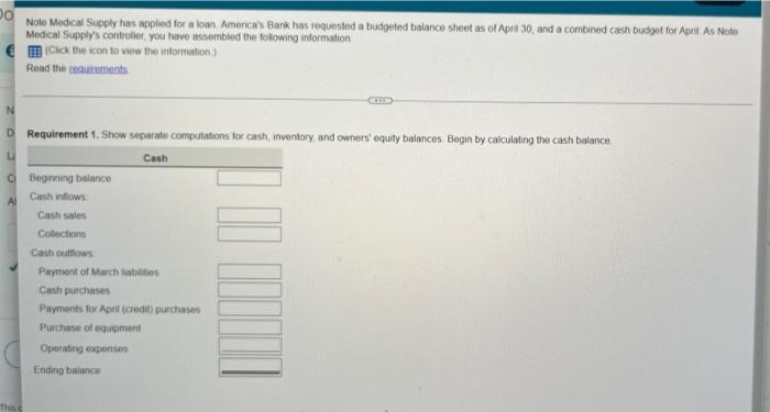 help with all steps will give thumbs up Note Medical Supply has