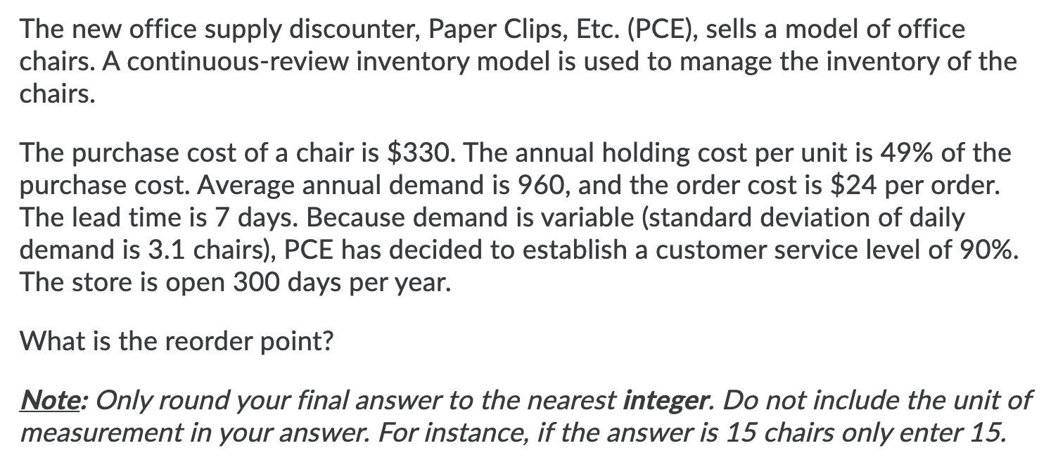 I GOT 19 BUT I MIGHT BE WRONG. The new office supply