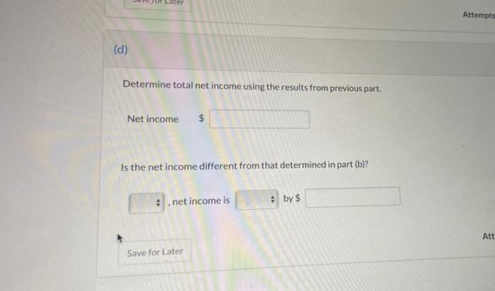 below are cost and selling price data for a recent period. Product