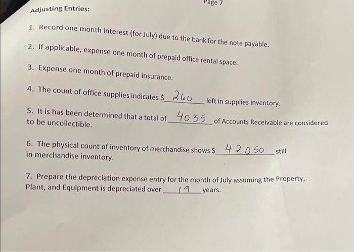 ledger accounts (Sheet 2 of excel) and totaling each 3. Preparing an