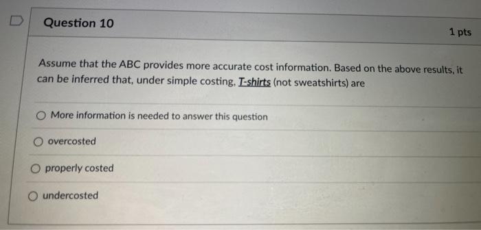 volume 60,000 units 35.000 units DHLs 72,000 49,000 Direct costs (per unit)