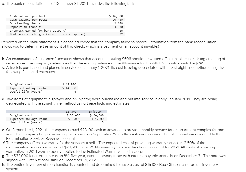 extermination products manufactured by other companies. Following is the company's unadjusted trial