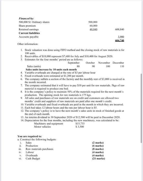 information needed to solve the question in the second picture. Question 1