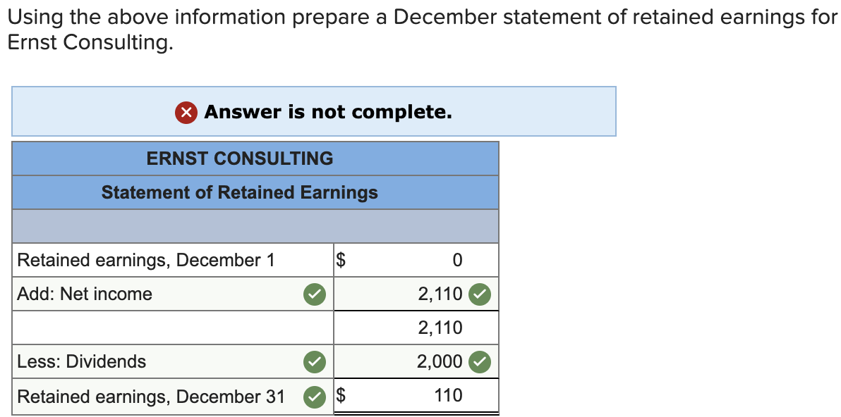 Why is my answer incomplete and what is the correct answer?