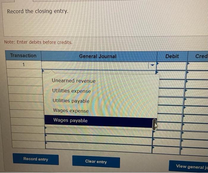 Debit Credit Cash 21,300 Accounts receivable 8,700 Supplies 3,000 Prepaid insurance 2,600