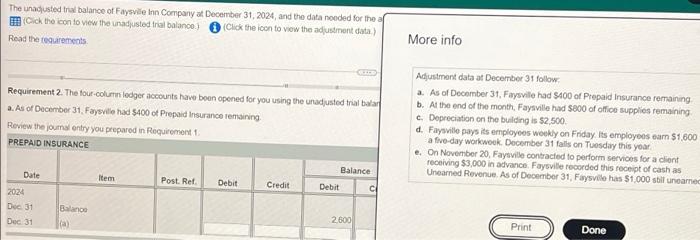 Expense-Building Advertising Expense Supplies Expense Total Date een Post. Ref. Debit 2024