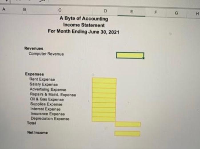 $300.00 was purchased on credit from Discount Computer Corporation. The invoice number