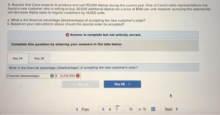 Alpha and Beta that sell for $240 and $162, respectively. Each product