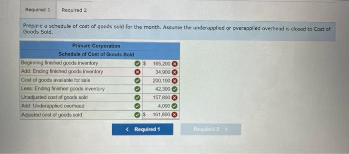: This shows what is correct or incorrect for the work you