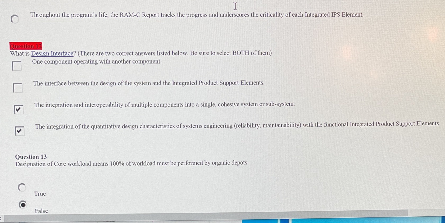 LOG 201V_1 C Throughout the program's life, the RAM-C Report tracks the