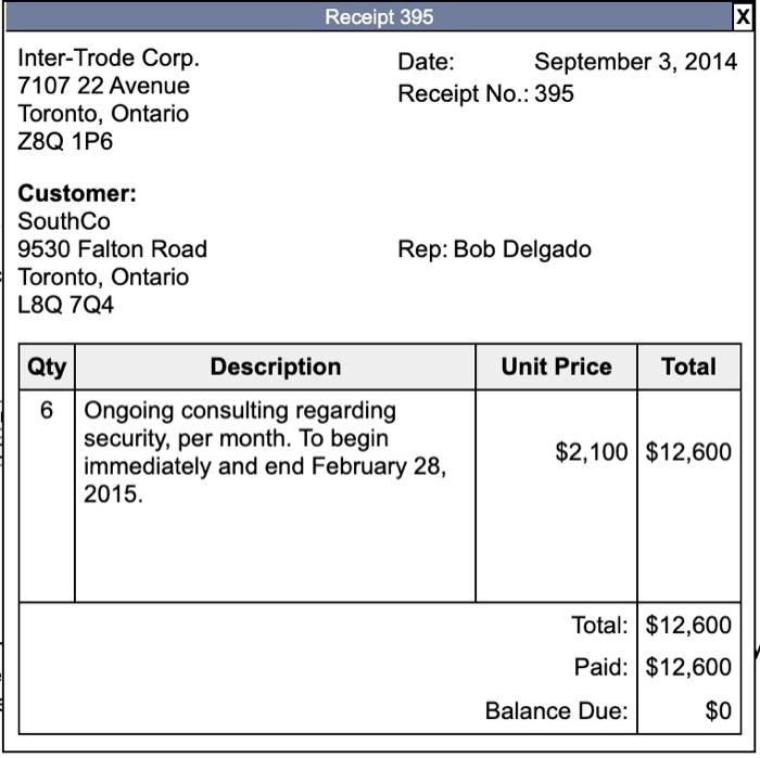 The company is organized as a corporation and provides consulting services, computer