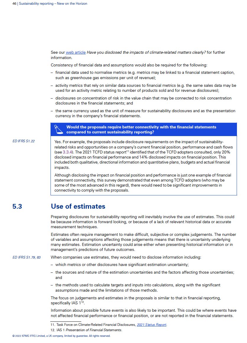 reporting? (Write your explanation between 100-200 words) The general requirements proposal outlines
