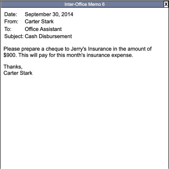 Receipt 2362 Receipt 396 Inter-Office Memo 6 a) Analyze each of the