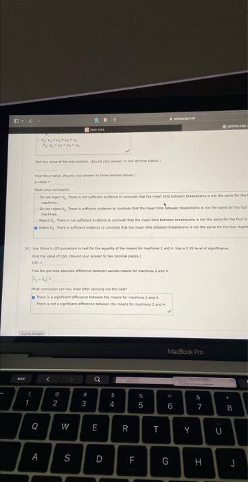 question. To test for any significant difference in the number of hours