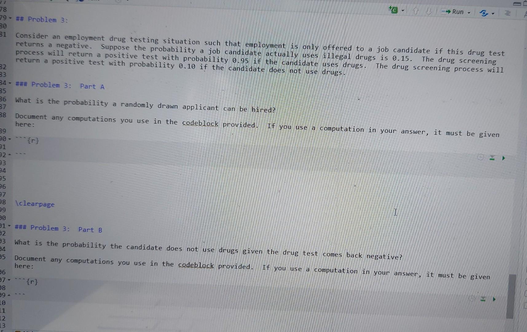 This is on R Studio so please, please show me the coding