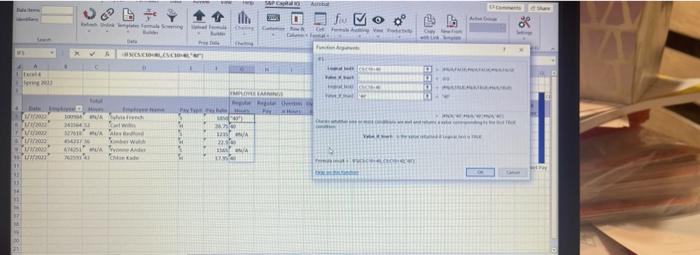 not correct 9. In the Regular Hours and Overtime Hours columns of