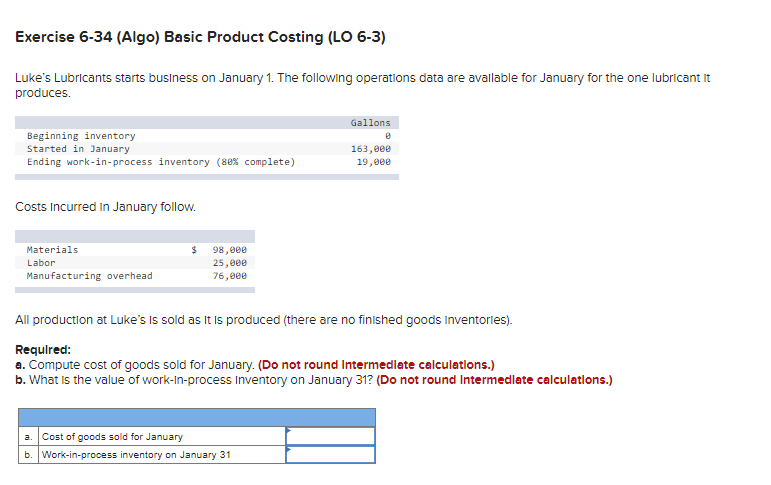 1. 2. Exercise 6-43 (Algo) Predetermined Overhead Rates and Product Profitability (LO