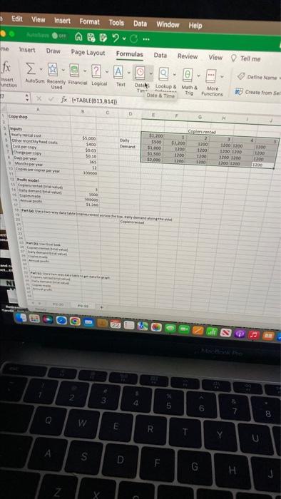 For 22a in the 2-way data table I get the same value