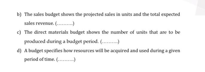 do table if it need thankyou Indicate whether each statement is true