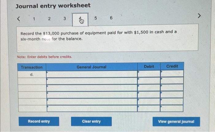 par value common stock. Note: Enter debits hefore credits. Transaction General Journal