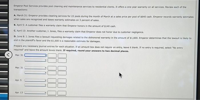 plz help meeeee Emperor: Pool Services provides pool deaning and maintenance services