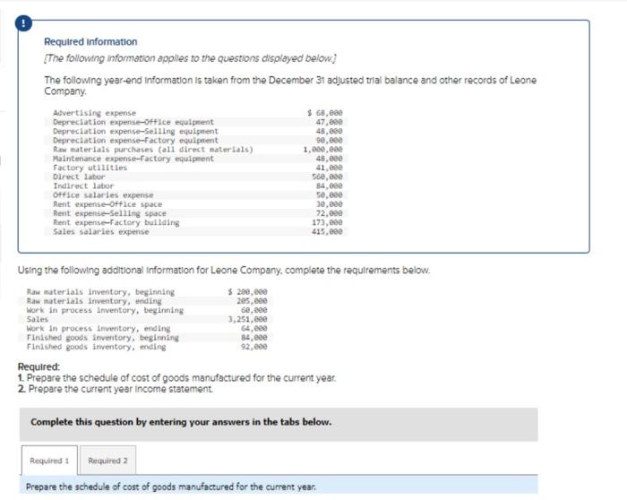 year-end Information is taken from the December 31 adjusted trial balance and