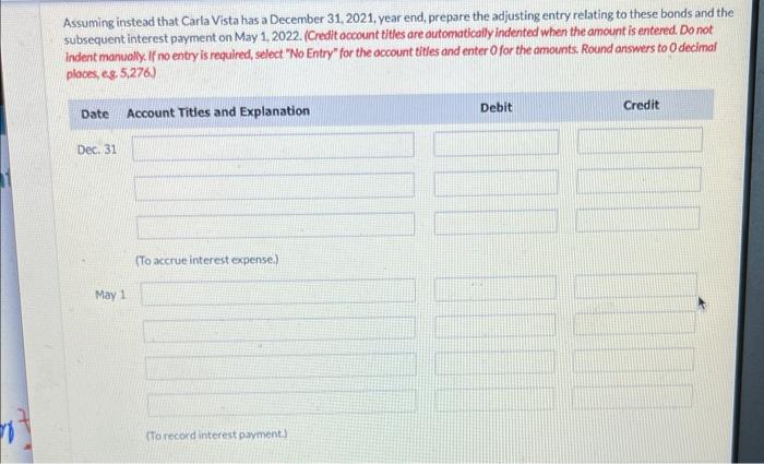 $935,000 of 5-year, 6% bonds at 98 . The bonds pay interest