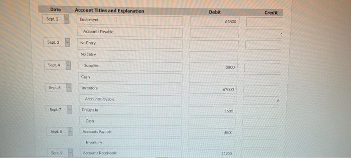 Inc. during September of the current year. Alpine Tours uses a periodic