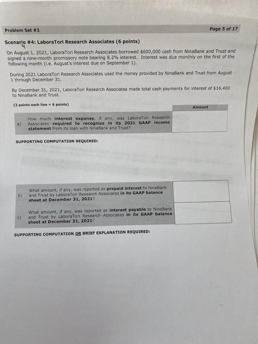  I need help! Thank you Problem Set 2 Page 5 of