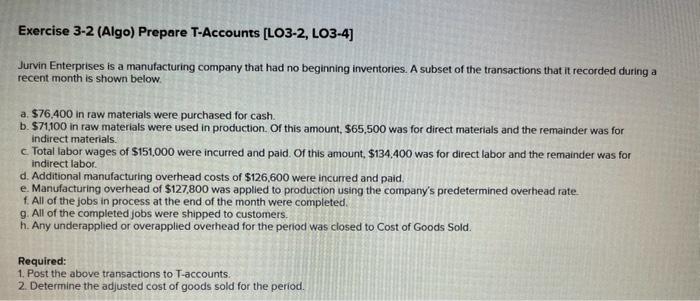  only need help with the COGS T chart (everything else is