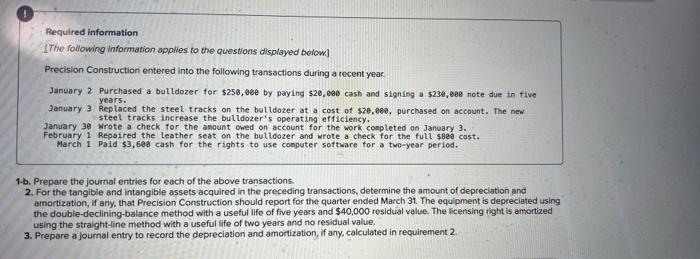  Only need Req 2 & 3, thank you! Required information The