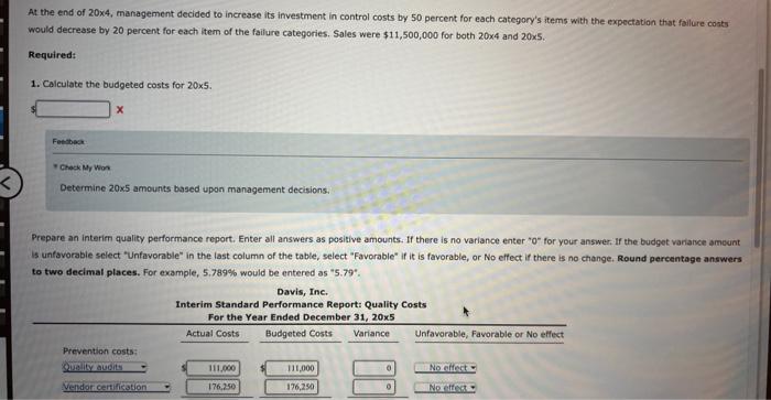 them wrong. part 1 includes the interim report. Interim Quality Performance Report