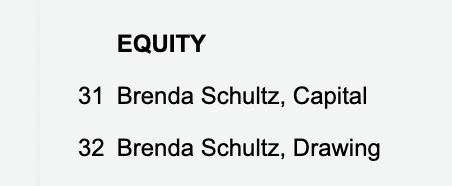 as follows: - Fees earned but not yet billed, $13. - Supplies