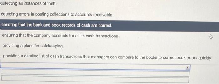 info Additional data for the bank reconciliation include the following: The EFT