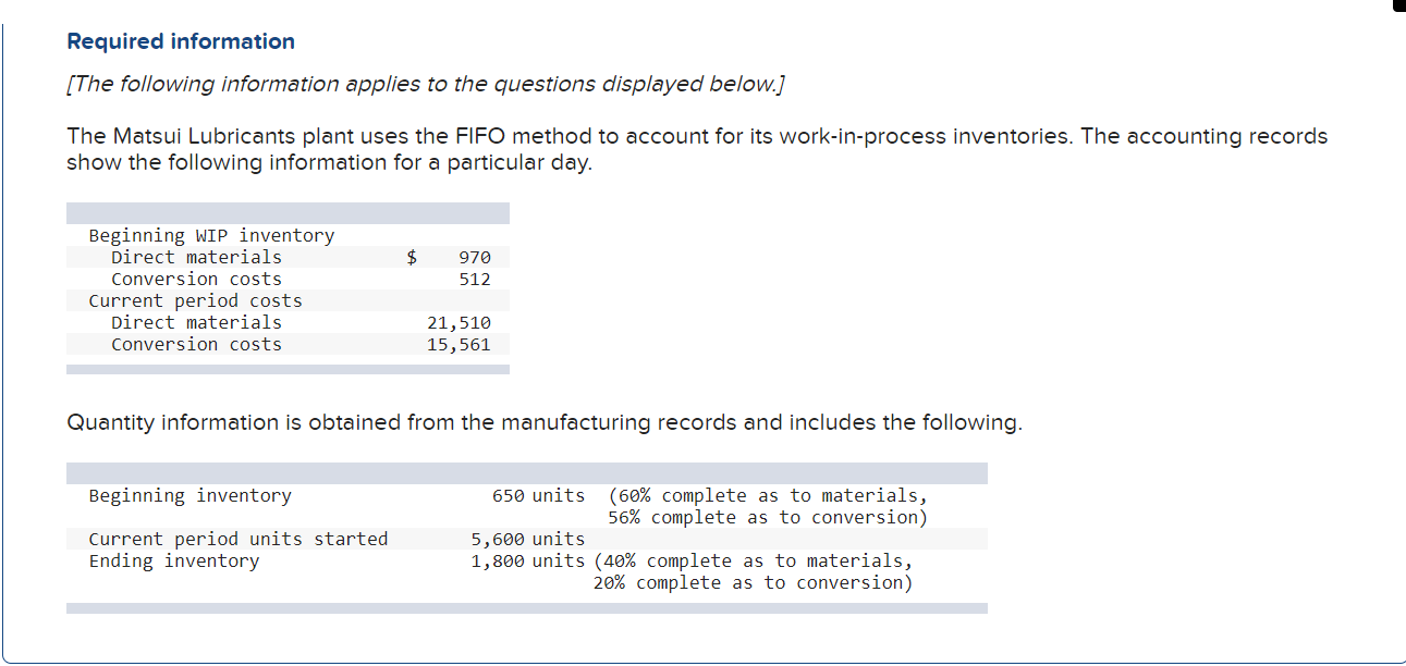 What am I doing wrong? Will rate! Required information [The following information