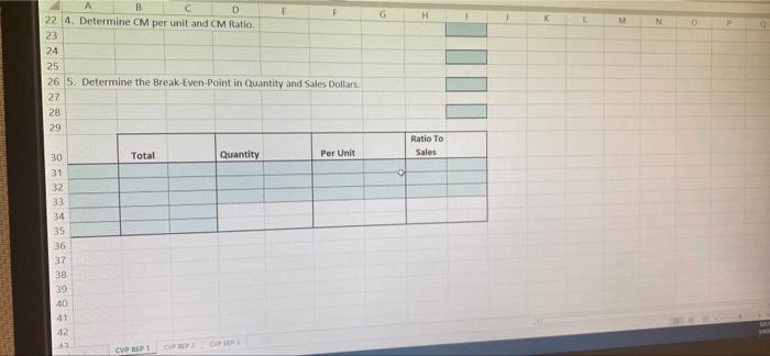 H 1 K M N 2 3 Whirly has the following information