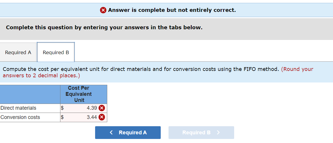 FIFO method to account for its work-in-process inventories. The accounting records show