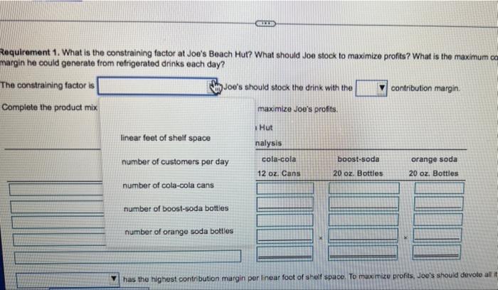can 2. Boost-Soda in 20-oz. plastic bottles for $1.75 per bottle 3.